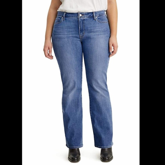 NWT Levi’s 20W Plus Size Women’s Classic Boot Cut Mid-Rise Jeans - Picture 1 of 7